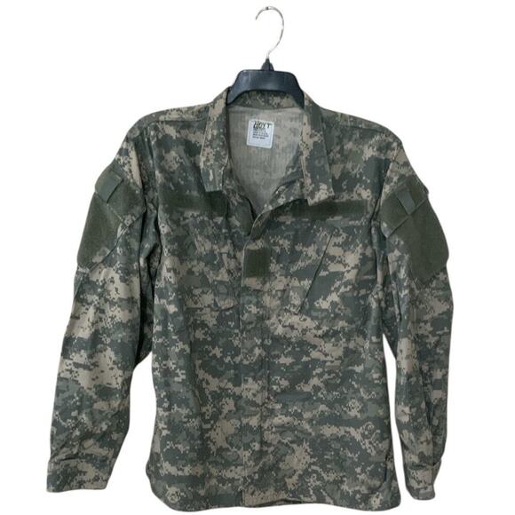 Army Combat Uniform Jacket Size M Long Sleeve Utility Pocket Workwear Outdoor - Picture 1 of 9